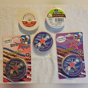Stretch Magic & Beadalon Cord/String (lot)